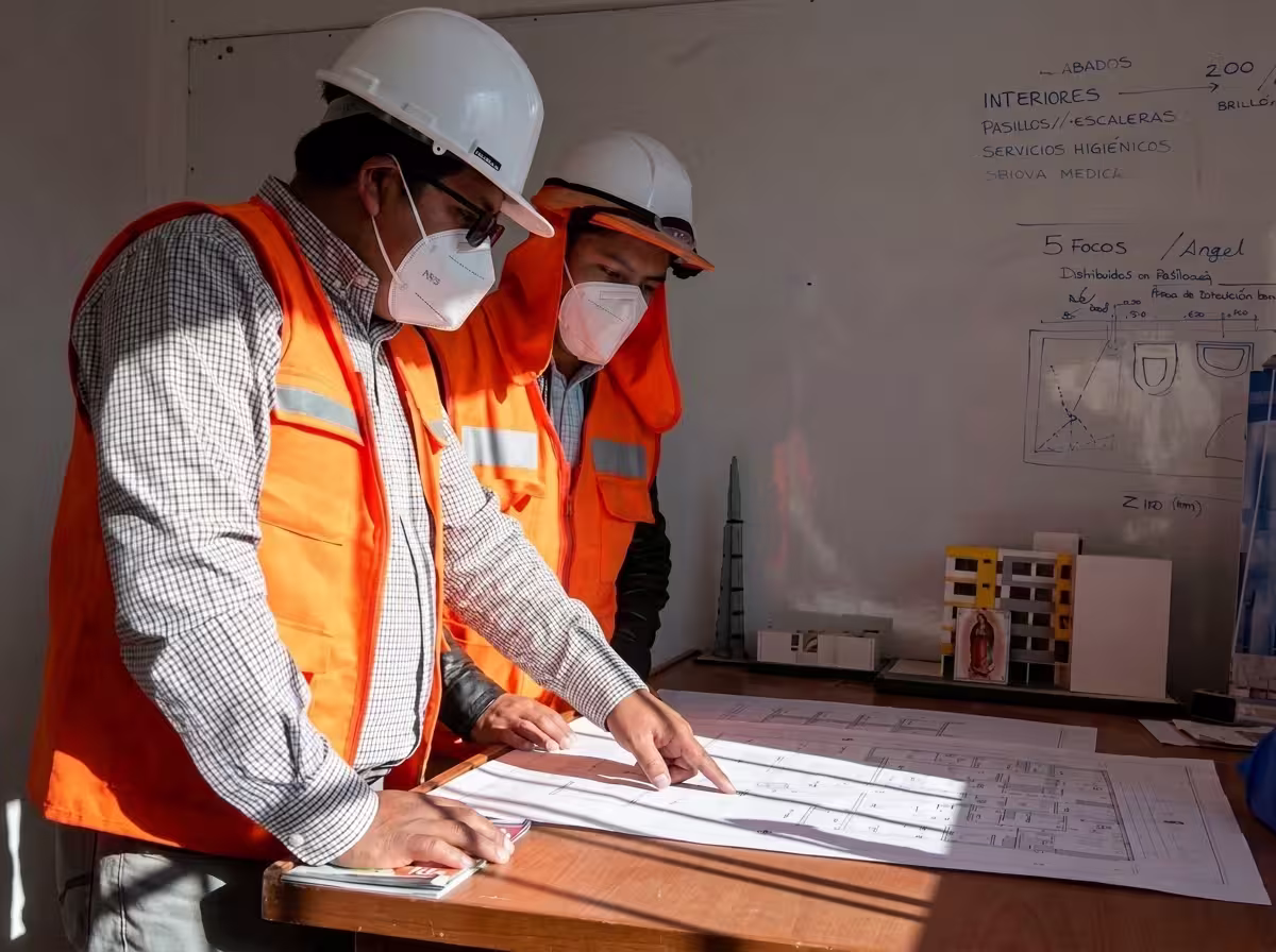 Obra con protocolos de bioseguridad — Arcocasas 2020