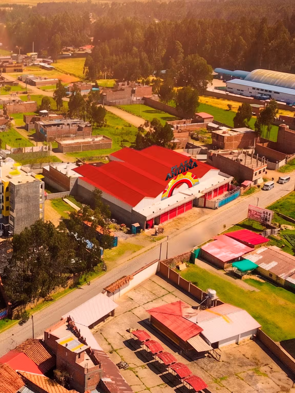 Vista del proyecto Plaza Andina