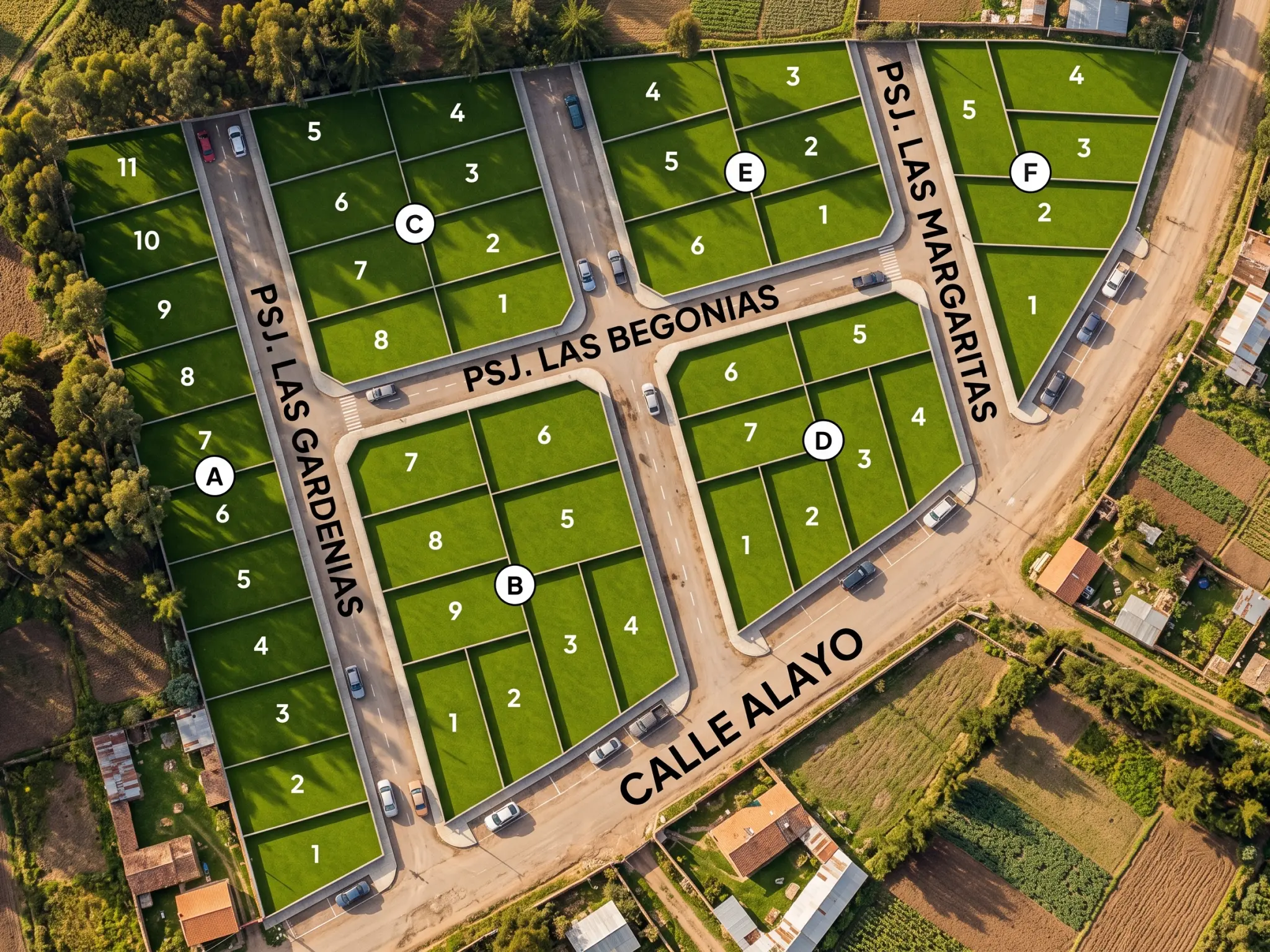 Plano de La Arboleda